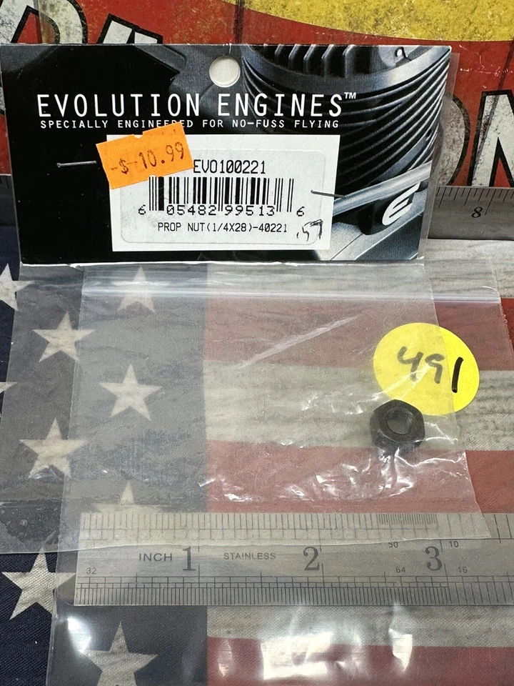 EVOLUTION ENGINES EV0100221 PROP NUT for: AIRPLANES - Image 1 of 4