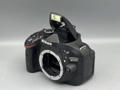 Nikon D5200 Digital SLR Camera Body Black 24.1MP English Language From Japan - Image 1 of 4