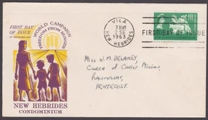 NEW HEBRIDES 1963 Freedom From Hunger commem FDC............371 - Picture 1 of 1