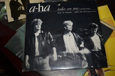 A HA take on me extended  GERMANY 1984 12 INCH SINGLE VG+ LC 0392 - Image 1 of 4