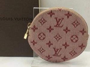 Auth Louis Vuitton Monogram Mini Porte Monnaie Rond Coin Case 9C131000ma" - Picture 1 of 12