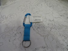 711138 Clip with Strap and Key Ring Blue