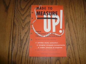 1958 Chevrolet Truck Comparison - Chevy vs International  Vintage - Picture 1 of 3