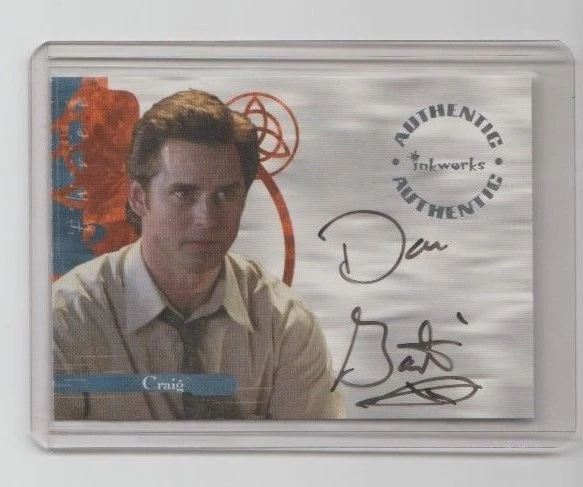 Tarjeta coleccionable autógrafa Charmed 2003 Dan Gauthier como Craig #A12 Foto 1 de 1