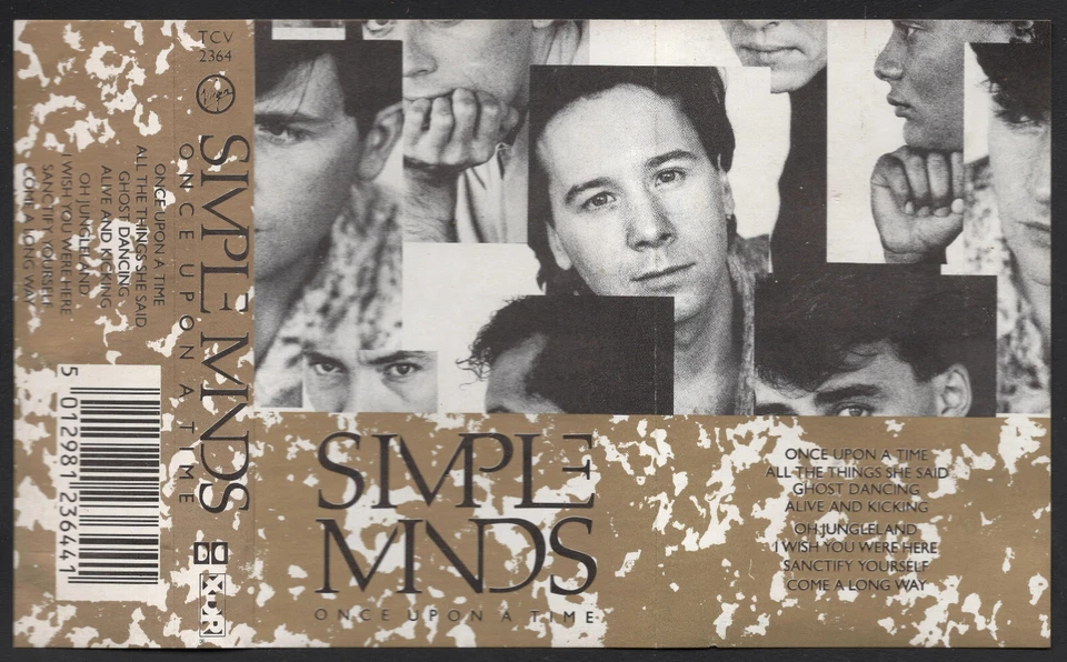 1985 MUSIC AUDIO CASSETTE TAPE - [ALBUM: ONCE UPON A TIME] GROUP: SIMPLE MINDS - Image 1 of 4