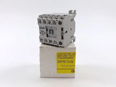 Danfoss CI 4-5 Contactor 220-230V 50Hz / 230-240V 60Hz 037H3114.32 - Image 1 of 4