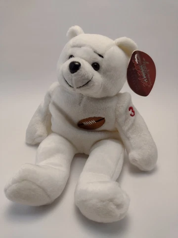 Reggie Jackson "Super Joe" Joe Montana White  Beanie Bear Cover