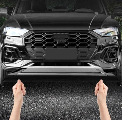 For AUDI Q5 SQ5 Sportback 2021-2024 Glossy black Front bumper bottom cover Kit - Image 1 of 4