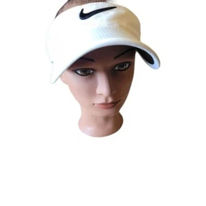 Nike White and Black Nike Golf Sun Visor Adjustable - Picture 1 of 5