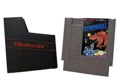 Dynowarz: The Destruction of Spondylus Nintendo NES 1990 Authentic Game Sleeve - Image 1 of 4