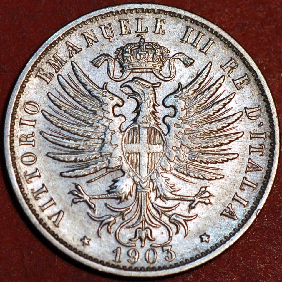 1903 Italy 25 Centesimi Vittorio Emanuele III KM# 36 - Image 1 of 4