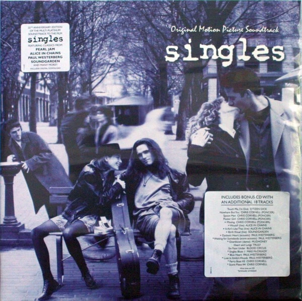 SINGLES Motion Picture Movie Soundtrack 2 x LP - Vinyl Album OST Record GRUNGE - Image 1 of 1