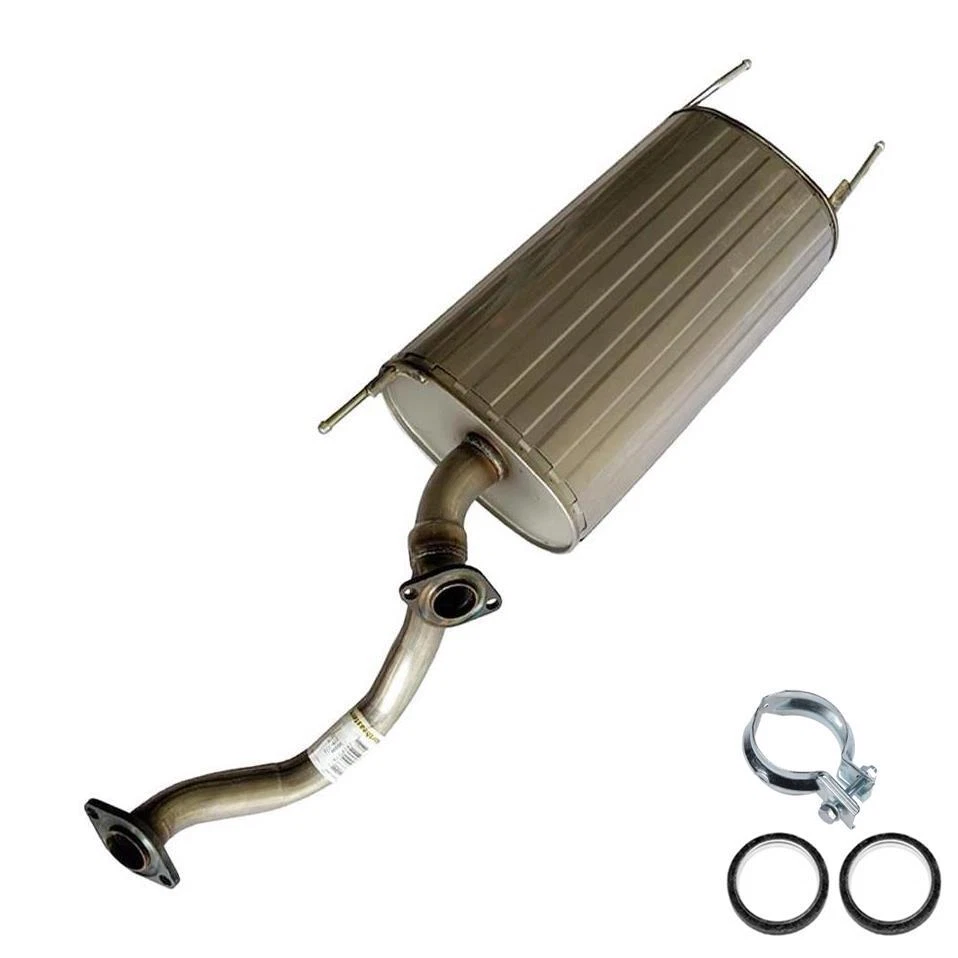 Silenciador de escape de acero inoxidable compatible con: 1998-2007 LX470 Land Cruiser 4,7 L Foto 1 de 4
