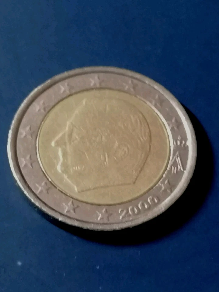 2 Euro 2000 Belgien König Albert II Umlaufmünze - Bild 1 von 1