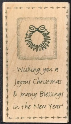 Héroe Artes Inspiración Impresiones Corona Alegre Navidad Año Nuevo Sello de Goma Foto 1 de 4