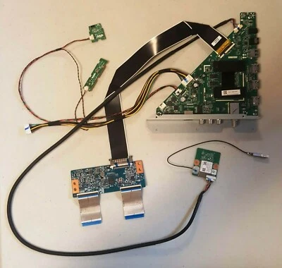 Toshiba 43LF421C19 Rev.A Main Board, T-Con Board, WiFi module, Switch, IR Sensor - Image 1 of 4