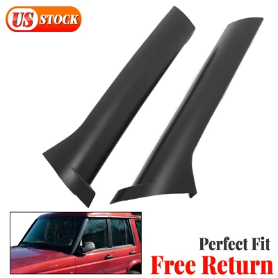 For Land Rover Discovery II 2 99-04 Windshield A Post Pillar Trim Molding Pair — 第 1/4 张图片