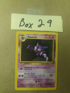 Haunter 29/102 - VINTAGE WOTC POKEMON CARD - BASE SET - UNLIMITED - HP - Picture 1 of 4