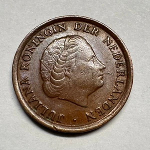 1967 Netherlands 1 Cent - Beautiful Coin - #A-015 - Picture 1 of 2