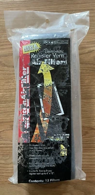 Paquete de 12 filtros de aire americanos 4" x 12" registro electrostático ventilación autocarga Foto 1 de 4