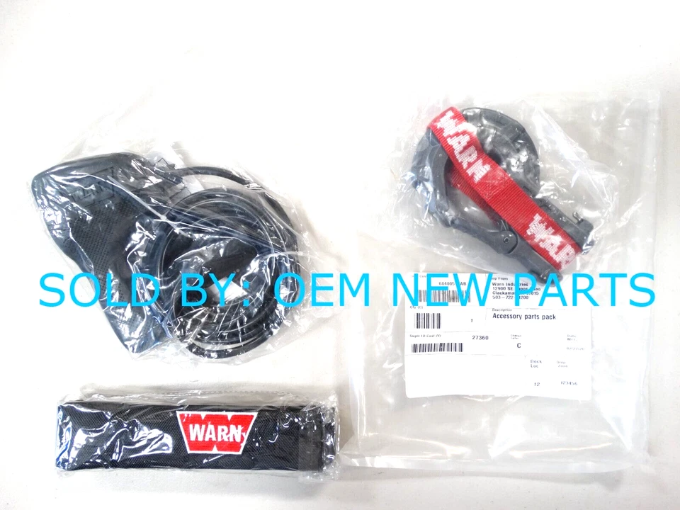 Ram Pickup Warn Winch Accessory Parts Pack Mopar OEM 68400515AB - Image 1 of 1