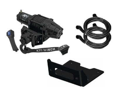 Kit de cabrestante KFI 5000 lb para Polaris 800 RZR 4 2012-2014 (cuerda sintética) Foto 1 de 4