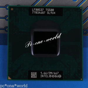 100% OK SL9U4 Intel Core 2 Duo T5500 1.66 GHz Dual-Core Laptop Processor CPU - Picture 1 of 1