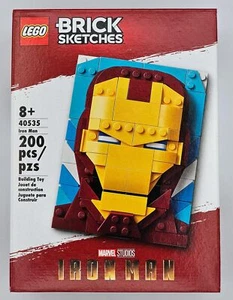 LEGO 40535 - Bocetos de ladrillo Iron Man - Imagen 1 de 7