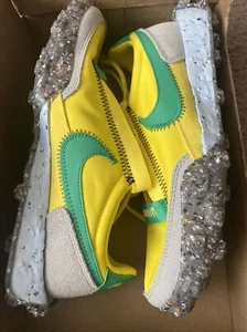 Nike Womens Waffle Racer Crater Sneaker Shoes Size 6 University Of Oregon Ducks - Picture 1 of 8
