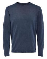Only & Sons Long Sleeve Round Neck Sweatshirt  -  Sweatshirts & Hoodies  - Blue