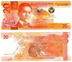 2023 Philippines Banknote P230 20 Piso UNC New Date - Picture 1 of 1