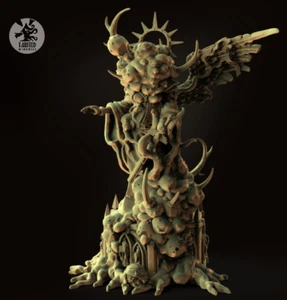 Decay Saint Statue Battle object marker terrain 100mm Printed in 8k resin - Picture 1 of 1