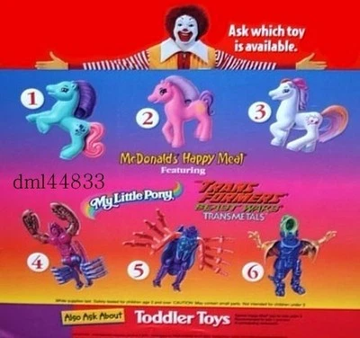 McDonalds Beast Transformers 1998 conjunto completo en paquete - lote de 3, niños, 3+ Foto 1 de 2