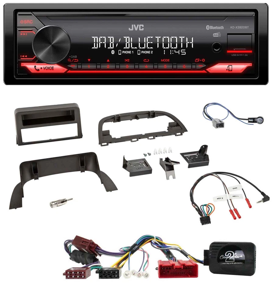 JVC Bluetooth USB DAB Lenkrad Autoradio für Mazda 3 2013-2019 aktiv - Bild 1 von 4