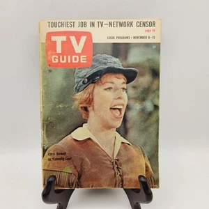 TV Guide Carol Burnett Magazine 1963 Janet Leigh Dennis James Calamity Jane - Imagen 1 de 11