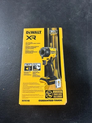 DeWALT DCF870B 20V MAX 20 Volt Brushless Cordless 1/4" Quiet HydrauIic Impact - Image 1 of 2