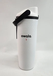 Owala Golfball Becher weiß Sonderedition weiß schwarz 1 FreeSip Sway SS 30oz - Bild 1 von 15
