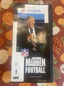 John Madden Football Panasonic 3DO  w/ Long Box No Manual - Picture 1 of 4