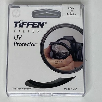 New Tiffen 77mm UV Protector Filter Lens MFR #77UVP Camera or Camcorder - Image 1 of 4