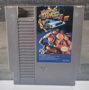 Back to the Future Part II & III (Nintendo NES, 1990) Authentic Cart Tested - Picture 1 of 6