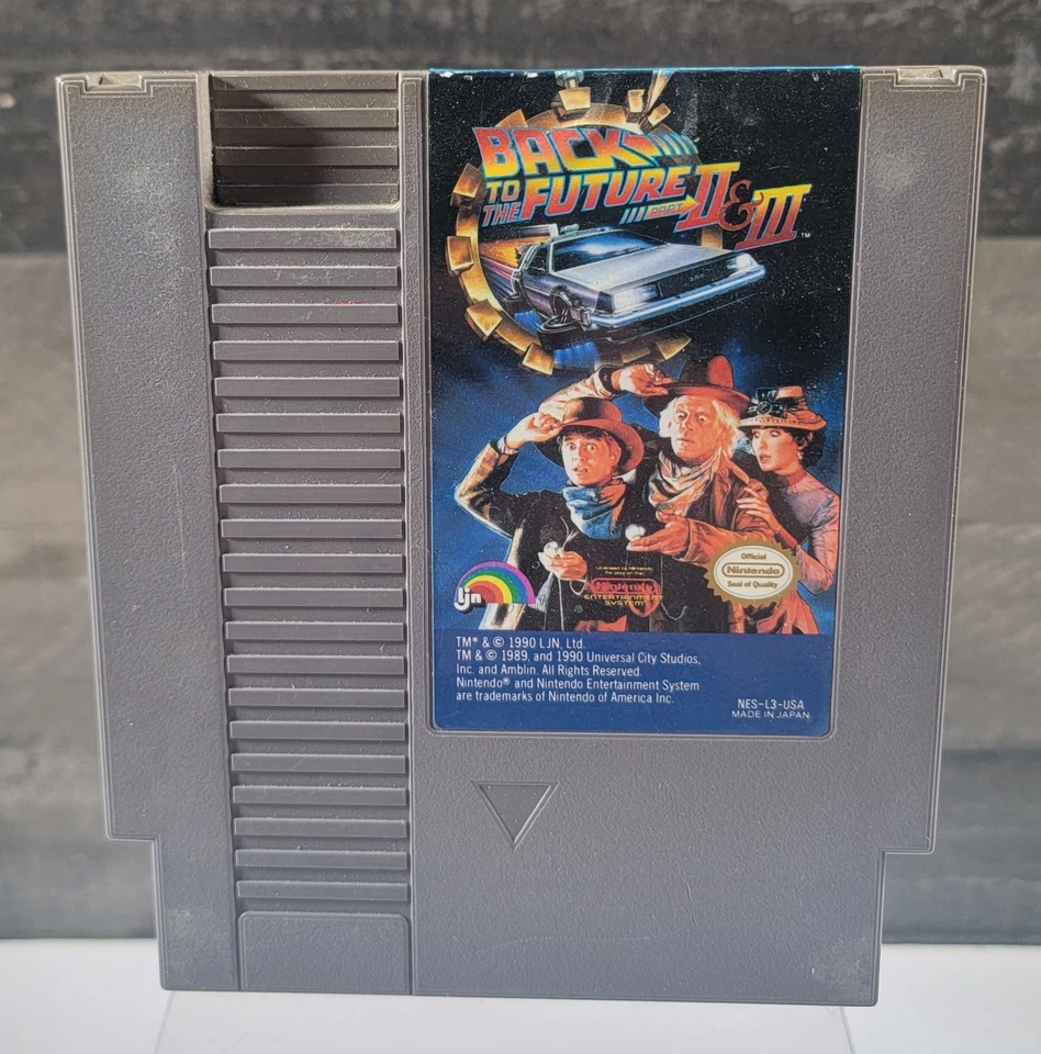 Back to the Future Part II & III (Nintendo NES, 1990) Authentic Cart Tested - Image 1 of 4