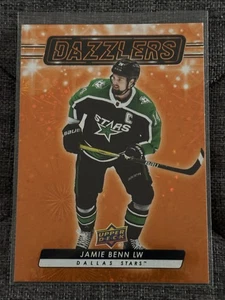 2023-24 Upper Deck Series 2 - Dazzlers Jamie Benn #DZ-51 Orange - Picture 1 of 1