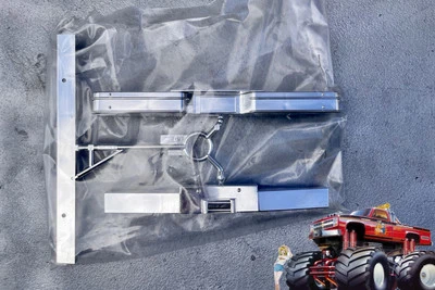 Tamiya Clod Buster RC 1:10 Body Bumpers J-Part #9115021 FACTORY SEALED CHROME - Image 1 of 4