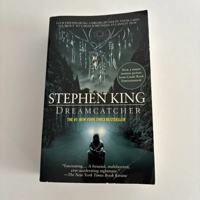 Dreamcatcher Paperback Book By Stephen King Horror 2001 - First Edition - Good Foto 1 de 4