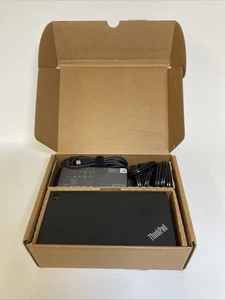 Lenovo ThinkPad Uniwersalna stacja dokująca USB-C Gen2 z AC 40AS0090US - Zdjęcie 1 z 3