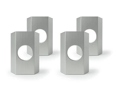 Ducati 500 600 650 SL Pantah [PLATEADO] - Mandíbulas de sujeción cadena tensor basculante Foto 1 de 2