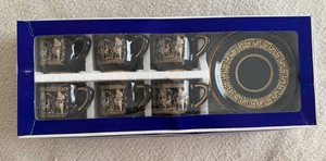 Vintage Greek 24 Carat Gold rimmed souvenir cup and saucer - Picture 1 of 19