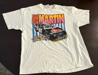 Camisa de carreras vintage de una sola puntada Mark Martin NASCAR Winn Dixie grande para hombre Foto 1 de 4