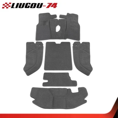 Подходит для 1997-2006 Jeep Wrangler TJ напольные коврики интерьер ковры ковер набор серый 6 шт. - Изображение 1 из 4