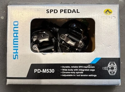 Juego de pedales Shimano PD-M530 SPD con todos los herrajes Foto 1 de 4